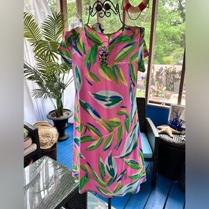 MSK Palm Dress NWT